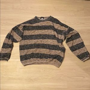 Vintage marblized striped sweatshirt